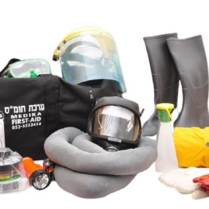 ערכת חומ"ס כולל תרמיל עזרה ראשונה לחומ"ס