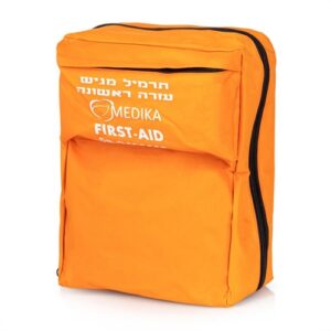 תיק גב מגיש עזרה ראשונה למוסדות חינוך - ריק
